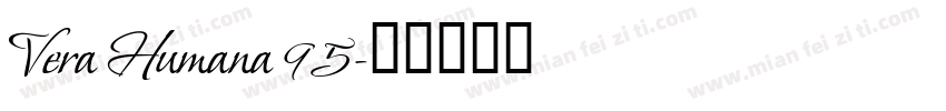 Vera Humana 95字体转换